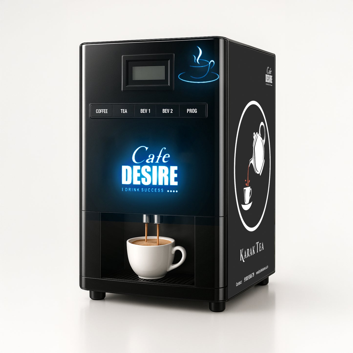 LED 4 Beverage Vending Machine (Multi-Water-Inlet)