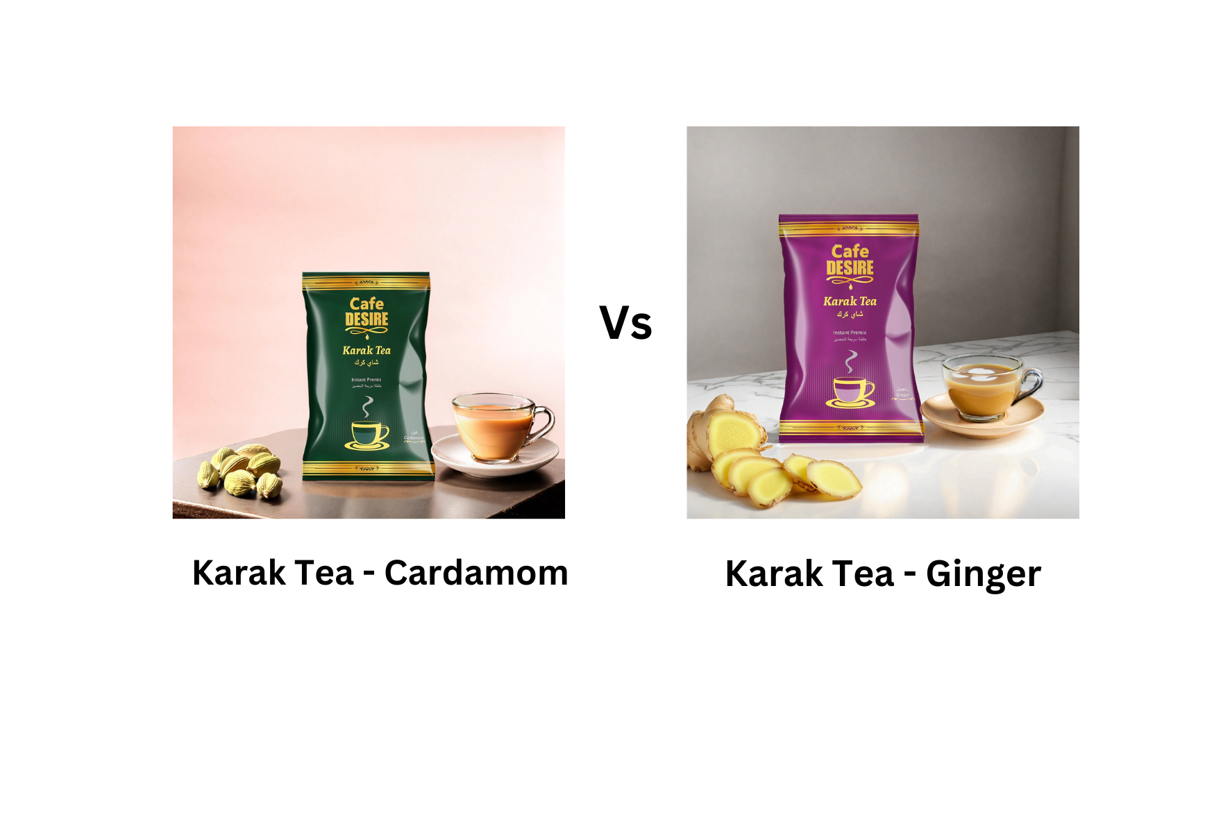 Which Karak Tea Premix is Better: Cardamom or Ginger? Find Out Which One You’ll Love!