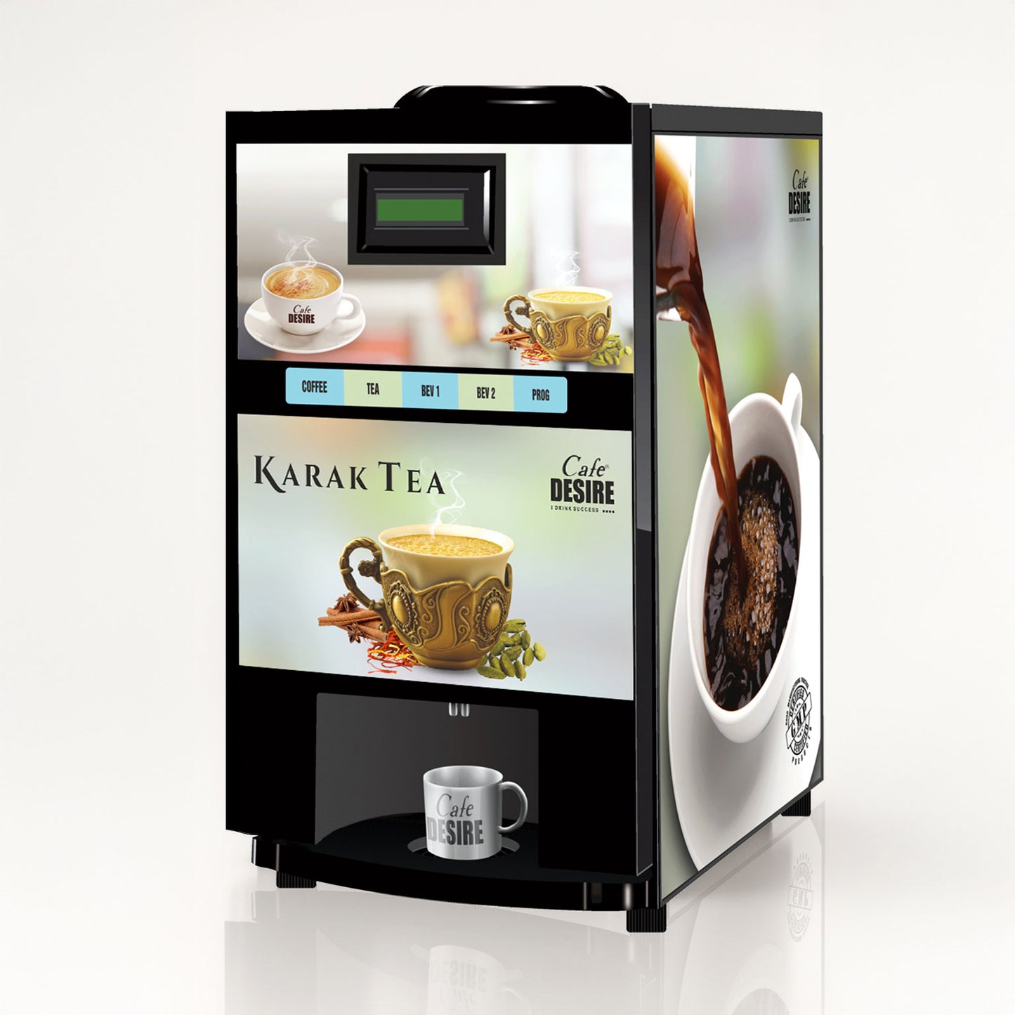 4 Beverage Vending Machine (Multi-Water-Inlet)