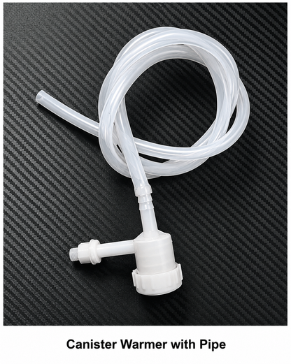 Canister warmer with Pipe