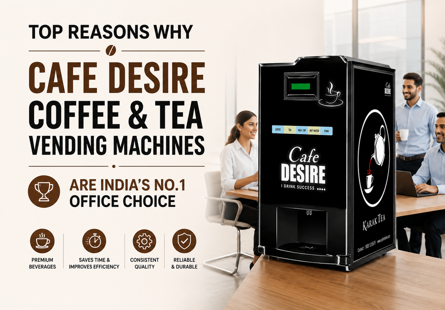 One Cafe Desire Vending Machine. Better Control. Better Service.
