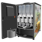 Online Option - RO Direct Water Inlet - Coffee Tea Vending Machine - 4 Lane | Four Beverage Options | Fully Automatic Tea & Coffee Vending Machine | For Offices, Shops and Smart Homes | Make 4 Varieties of Coffee Tea with Premix - cd-usa.com