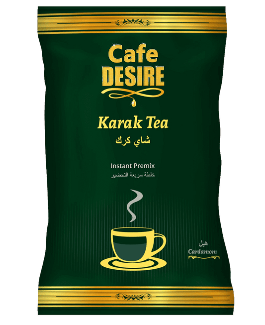 Karak Cardamom Tea Premix (1Kg) | 3 in 1 Tea | Makes 40 Cups(8 oz) | | Milk not required | Cardamom Flavour Imported from Geneva | For Manual Use - Just add Hot Water | Suitable for all Vending Machines - cd-usa.com