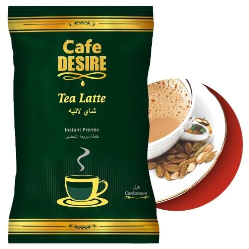 Tea Latte - Cardamom Premix (650g) | Makes 30 Cups(8 oz) | No Added Sugar | Milk not required | Cardamom Flavour Imported from Geneva | For Manual Use - Just add Hot Water | Suitable for all Vending Machines - cd-usa.com