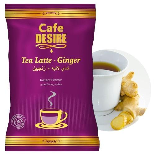 Tea Latte - Ginger Premix (650g) | Makes 30 Cups(8 oz) | No Added Sugar | Milk not required | Ginger Tea | For Manual Use - Just add Hot Water | Suitable for all Vending Machines - cd-usa.com