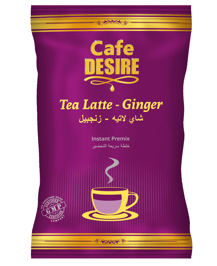 Tea Latte - Ginger Premix (650g) | Makes 30 Cups(8 oz) | No Added Sugar | Milk not required | Ginger Tea | For Manual Use - Just add Hot Water | Suitable for all Vending Machines - cd-usa.com