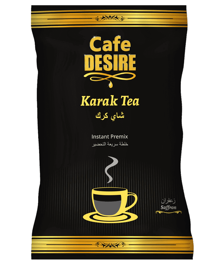 Karak Saffron Tea Premix (1Kg) | 3 in 1 Tea | Makes 40 Cups(8 oz) | Tea with Saffron Flavour | Milk not required | For Manual Use - Just add Hot Water | Suitable for all Vending Machines - cd-usa.com